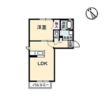 メゾンポラリス A0203 ｜ 山口県山口市泉町9-23（賃貸アパート1LDK・2階・40.41㎡） その2