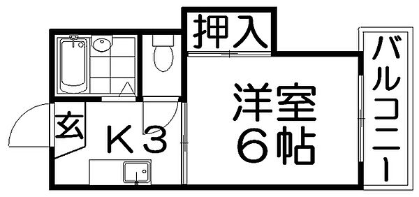 大阪府枚方市出口３丁目(賃貸アパート1K・2階・18.00㎡)の写真 その2