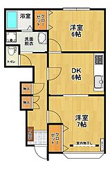 間取図画像 2DK