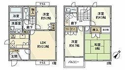下丸子戸建 1階4LDKの間取り