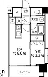 リリエンベルグ目白壱番館 1LDKの間取図画像
