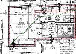 Hope南千住 1Kの間取図画像