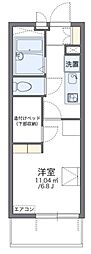 レオパレス壽光I 3階1Kの間取り