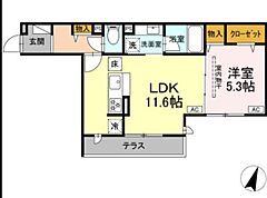物件の間取り