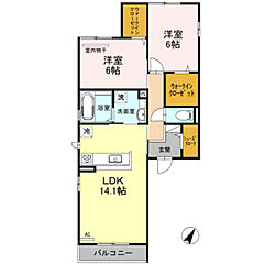 物件の間取り