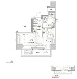 MAKESDesign森下 1Kの間取図画像