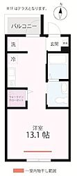 QUIET CRAB HOUSE 小島新田(仮) 1Kの間取図画像