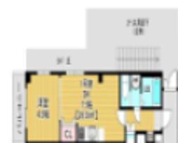 Charmant Maison 1DKの間取図画像