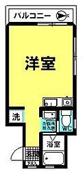 SKハイツ 2階ワンルームの間取り
