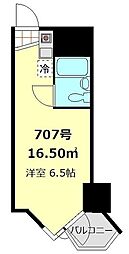 東京ベイビュウ ワンルームの間取図画像