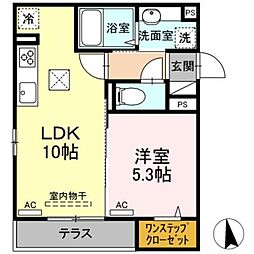 Eterno 1LDKの間取図画像
