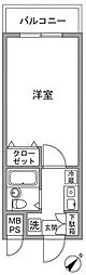 マイステージ立川 1Kの間取図画像