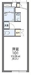 レオパレス西習志野 1Kの間取図画像