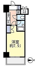 グランヴァン荻窪II 9階1Kの間取り