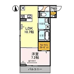 Vier Casa D 3階1LDKの間取り