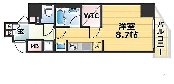 兵庫県神戸市中央区海岸通５丁目(賃貸マンション1K・4階・24.83㎡)の写真 その2