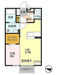 チェリーセージ 1LDKの間取図画像