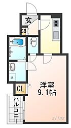 F asecia Somnus 1Kの間取図画像