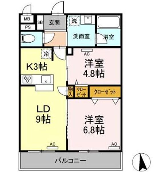 同じ建物の物件間取り写真 - ID:213091258283