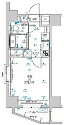 グランドパーク親水公園 1Kの間取図画像