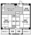 ビレッジハウス鎌倉1号棟3階6.6万円
