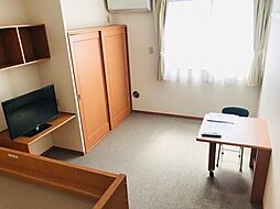 レオパレスホークヒルズ 2階1Kのリビング/ダイニング