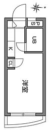 ピアクレスト仙川 ワンルームの間取図画像