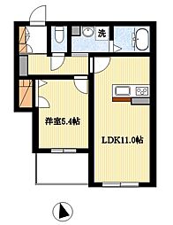 T.S-MATSUMI 1LDKの間取図画像