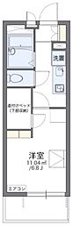 松並 1Kの間取図画像