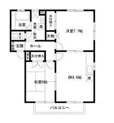 間取図画像 2DK
