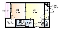 フジパレス堺もず3番館 1LDKの間取図画像