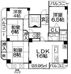 ハリマシリーズ2 4LDKの間取図画像