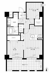 フィルージュ浦和常盤 1階1SLDKの間取り