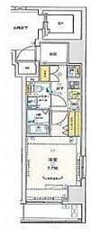 ジェノヴィア板橋本町駅前グリーンヴェール 1Kの間取図画像