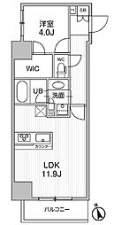 SEASONFLATS浅草言問道り 1LDKの間取図画像