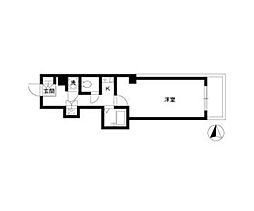 ダイヤモンドレジデンス両国 502 5階1Kの間取り