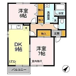 間取図画像 2DK