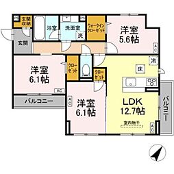 間取図画像 3LDK