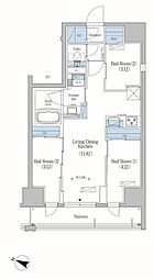 アーバネックス住吉 3LDKの間取図画像