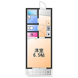 Y・M・Dチセ 1Kの間取図画像