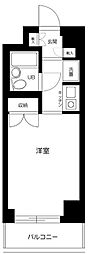 ペガサスマンション目白 1Kの間取図画像