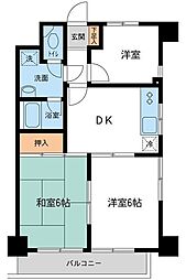 正栄ビル 3DKの間取図画像