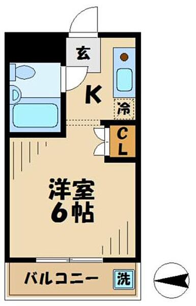神尾ハイツ 306｜東京都八王子市大塚(賃貸マンション1K・3階・18.83㎡)の写真 その2