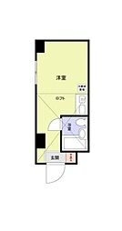 ダイヤモンドビル東日本橋第3 ワンルームの間取図画像
