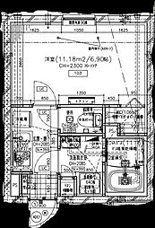 北品川2丁目新築工事PJ 1Kの間取図画像