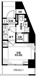間取図画像 1K