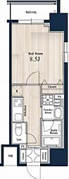 Nステージアキハバラ 1Kの間取図画像