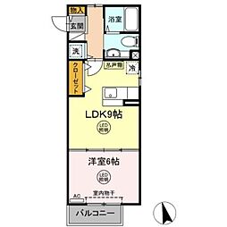 間取図画像 1LDK