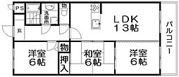 アートヒルズ 3LDKの間取図画像