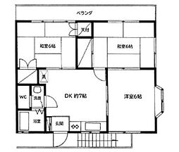 メゾンフォリッジ 3DKの間取図画像